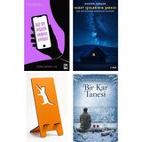 Pozitif Yayınları Biz De Aslen Buralı Değiliz - Tuğba Şengül Lik + Kuzey Işıklarının Şarkısı + Telefon Tutucu + Bir Kar Tanesi