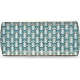 Pozzi Milano Liberty Çiçek Mavi Desenli Porselen Sunumluk 35 cm - Standart