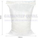 Pp Çuval Natural Çuval 60 gr 30X50 cm - Beyaz - 30 x 50
