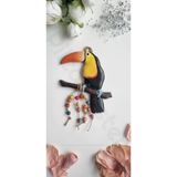 Pp Handmade Dekoratif Duvar Süsü Tukan Kuşu|Dekoratif Obje|Duvar Dekorasyonu |Duvar Objesi|Dekoratif Kuş