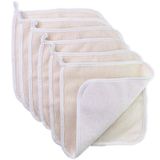 PPHAO BASIC - Yüz için Yumuşak Dokuma El Bezi - Yüz Bezleri - Ölü Deri için Peeling Bezleri - Peeling Havlu Paketi - Hacimli - Vücut ve Yüz için Yıkama Bezleri - Havlu - 6'lı Paket