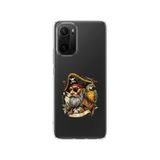 PPKin Poco F3 Uyumlu Pirate 3 Tasarımlı Şeffaf Kılıf
