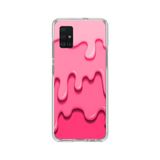 PPKin Samsung Galaxy A71 Uyumlu Cream 1Tasarımlı Şeffaf Kılıf