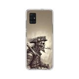 PPKin Samsung Galaxy A71 Uyumlu Pirate 1 Tasarımlı Şeffaf Kılıf