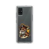 PPKin Samsung Galaxy A71 Uyumlu Pirate 3 Tasarımlı Şeffaf Kılıf