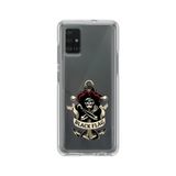 PPKin Samsung Galaxy A71 Uyumlu Pirate 4 Tasarımlı Şeffaf Kılıf