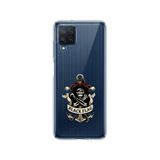 PPKin Samsung Galaxy M12 Uyumlu Pirate 4 Tasarımlı Şeffaf Kılıf