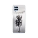 PPKin Samsung Galaxy M22 Uyumlu Nordic 2 Tasarımlı Şeffaf Kılıf