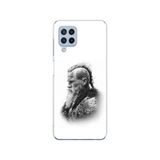 PPKin Samsung Galaxy M22 Uyumlu Nordic 3 Tasarımlı Şeffaf Kılıf