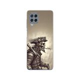 PPKin Samsung Galaxy M22 Uyumlu Pirate 1 Tasarımlı Şeffaf Kılıf