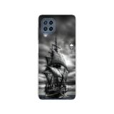 PPKin Samsung Galaxy M22 Uyumlu Pirate 2 Tasarımlı Şeffaf Kılıf