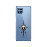 PPKin Samsung Galaxy M22 Uyumlu Pirate 5 Tasarımlı Şeffaf Kılıf