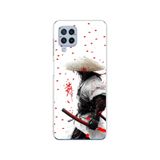 PPKin Samsung Galaxy M22 Uyumlu Samuray 1 Tasarımlı Şeffaf Kılıf