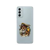 PPKin Samsung Galaxy M23 Uyumlu Pirate 3 Tasarımlı Şeffaf Kılıf