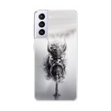 PPKin Samsung Galaxy S21 Plus Uyumlu Nordic 2 Tasarımlı Şeffaf Kılıf