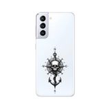 PPKin Samsung Galaxy S21 Plus Uyumlu Pirate 5 Tasarımlı Şeffaf Kılıf