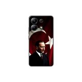 PPKin Xiaomi Redmi Note 13 Uyumlu Şeffaf Kılıf Atatürk 4 Tasarımlı