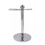 Ppqıru Tıraş Bıçağı Tutucu Fırça Tıraş Standı Lüks Hediyeler İçin Metal Krom Kaplama Tıraş Aksesuarları (26 Mm)