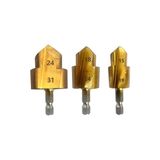 Pprc Kademeli Matkap Ucu 3 Lü Set - 20-1/2 25-3/4 32-1''