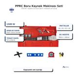 Pprc Kaynak Makinası Seti 1500 W Profesyonel Pafta Lokma Makas Ve Hediyeli Set