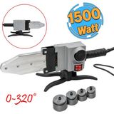 Pprc Pvc Plastik Boru Kaynak Makinesi 1500 W Endüstriyel Makina Pafta Seti 40 Mm 32 Mm 25 Mm 20 Mm