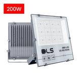 PR-203-200 200W Projektör DLS Park Bahçe Çevre Site Bina Tabela Dış Mekan Led Lamba (Gri)
