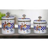 Pr Home Allegro Emaye 3'lü Baharatlık Set - Renkli - 1 lt