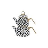PR Home Dama Mini Model Emaye Çaydanlık