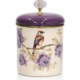 Pr Home Fiorella Emaye Baharatlık Kavanoz Büyük Boy 14 cm - Mor
