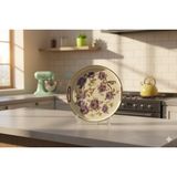 Pr Home Fiorella Emaye Tepsi 28 cm - Beyaz
