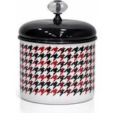 Pr Home Forte Black Emaye Baharatlık Kavanoz Küçük Boy 10 cm - Siyah - 1,1 lt