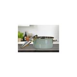 PR Home Soft Green Emaye 22 cm Kızartma Tenceresi