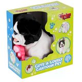Pr66308-25T Tasmalı Yürüyen Peluş Fransız Köpeği P150335s8596