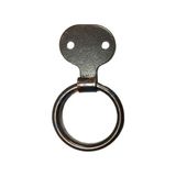 Practika Halkalı Tablo Çerçeve Askısı Büyük 25X47MM Metal Eskitme 1 Adet - 0 - Siyah