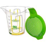 Practika Kızartma Yağı Süzgeci 500ML Ergonomik Tasarım Sıvı Temizleme Aracı - 001-Renkli