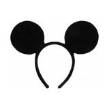 Practika Mickey Mouse Tacı Siyah Esnek Parti Taçı Kulaklı Eğlence Aksesuarı