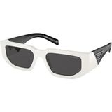 Prada 0PR 09ZS 1425S0 54 Beyaz Unisex Güneş Gözlüğü
