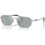 Prada 0pr D53S 1BC40X 55 Unisex Güneş Gözlüğü - Gümüş