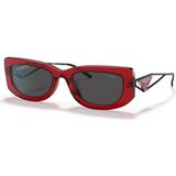 Prada 14YS 08Z5S0 53 Ekartman Güneş Gözlüğü - Kırmızı