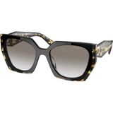Prada 15WS 389-0A7 54-19 140 Siyah Kahverengi Kadın Güneş Gözlüğü
