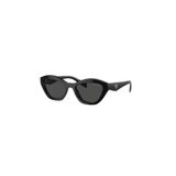 Prada Cat Eye Güneş Gözlüğü, M, PR A02S, Siyah, kadın