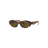 Prada Güneş Gözlüğü 0PR 17WS, M, 0PR 17WS, Turuncu, kadın
