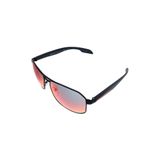 Prada Linea Rossa PS 51VS DG09Q1 Siyah Metal Yastık Güneş Gözlüğü Kırmızı Ayna Lens
