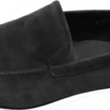 PRADA LOAFER 2DB 080 Lacivert Süet Deri Loafer Tarz Erkek Ayakkabı