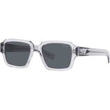Prada Pr 02ZS (U430A9) 52 | Unisex Şeffaf Güneş Gözlüğü - Gri Şeffaf