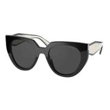 Prada PR 14WS 09Q5S0 52 Siyah Kadın Güneş Gözlüğü