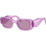 Prada Pr 17WS 49 | Unisex Güneş Gözlüğü - Mor - Şeffaf