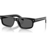 Prada PR B11S 16K731 55 Dikdörtgen Siyah Kemik Unisex Güneş Gözlüğü