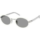 Prada PR B56S 23E50Q 52 Oval Beyaz Kombine Unisex Güneş Gözlüğü