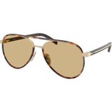 Prada PR B57S 21E10R Unisex Pilot Metal Asetat Güneş Gözlüğü